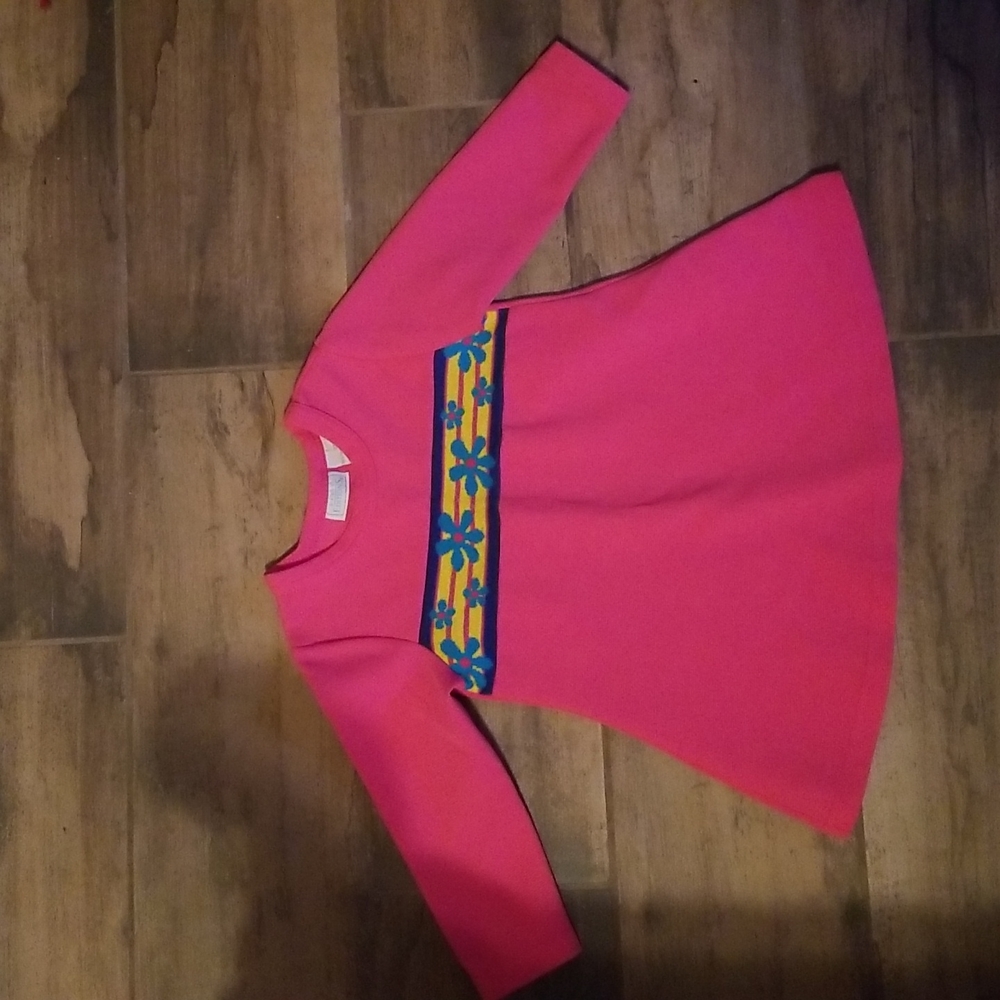 Pink flower toddler dress size 3T